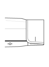 Doppelmanschette rund